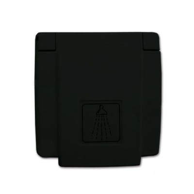 partea frontala a dusului exterior cu capac inchis