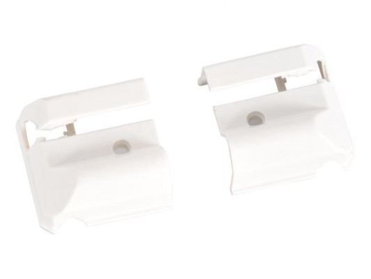 Capace ornament pentru sina ferestrei, alb