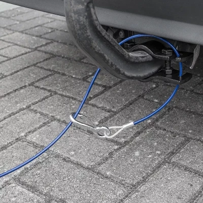 Cablu de siguranta conectat direct la carligul de remorcare al vehiculului