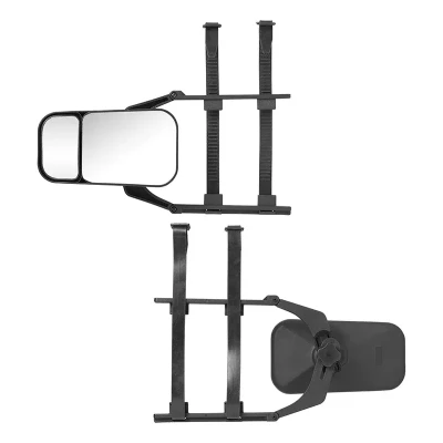 Oglinda retrovizoare pentru rulota, cu spot dublu.