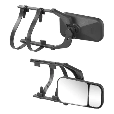 Oglinda retrovizoare pentru rulota, cu spot dublu.