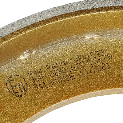 Set complet saboti de frana pentru rulota cu ax Peitz 230x40