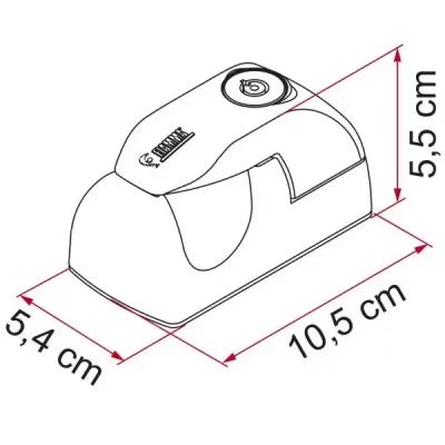 dimensiuni Fiamma Kit Security Lock