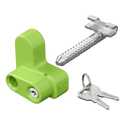 Sistem antifurt pentru piciorul de sprijin al rulotei