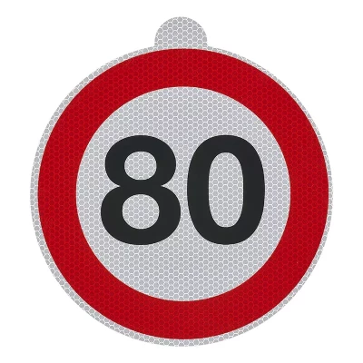 Autocolant de viteza 80 Italia RA2 / Aprobare DGM 57477