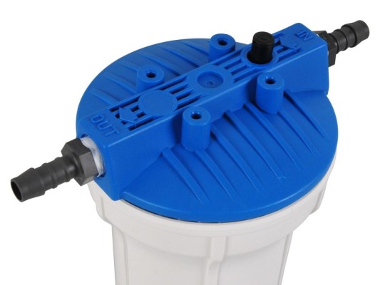 Vedere de sus a filtrului de apa AquaLogic Inline-C-Ultra