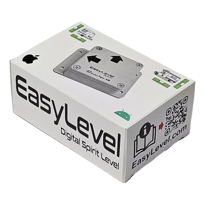 Ambalaj original EasyLevel – cutie produs nivela digitala pentru rulote si autorulote