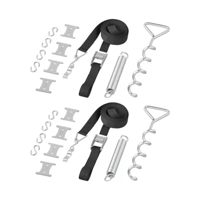 set chingi anti vant heavy duty pentru marchiza - fara sac