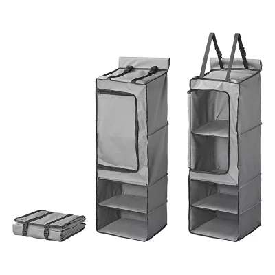 interior si exterior organizator camping polite cu fermoar