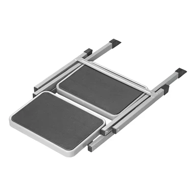 Scara rulota pliabila cu doua trepte – pliata plat pentru depozitare