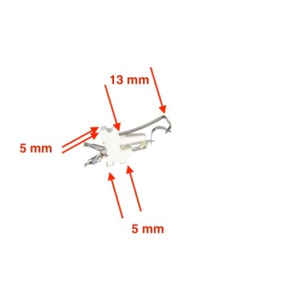 Dimensiuni microswitch Reich EHM DeLuxe, schema tehnica