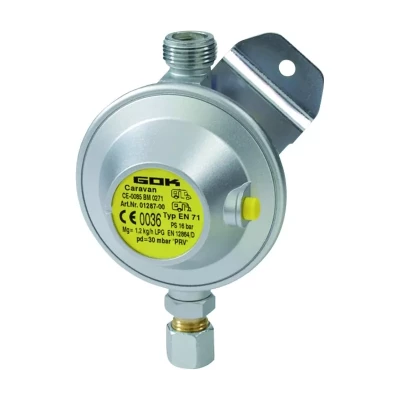 ceas butelie - regulator gaz butelie cu montaj pe perete GOK 30Mbar
