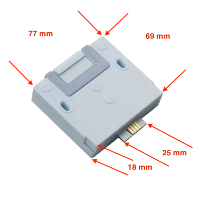 Dimensiuni blocare usa frigider Dometic 289037101 vedere cu masuratori complete