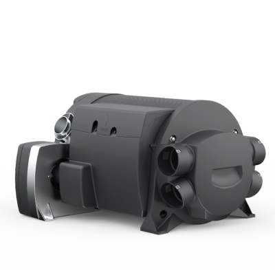 Truma Combi 4 Diesel (D4E) – vedere laterala cu conexiune pentru evacuarea gazelor arse si admisia de aer proaspat