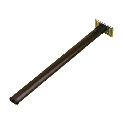 picior masa pliabil aluminiu maro 67.5 cm pentru rulota si autorulota vedere completa