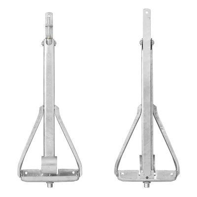 Picior de calare rulota 800 kg – vedere de sus, piese rulota Exis.ro