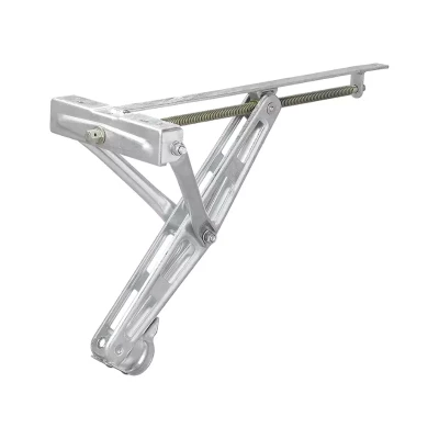Picior sprijin rulota 1500 kg galvanizat – vedere laterala extinsa, piese rulota Exis.ro