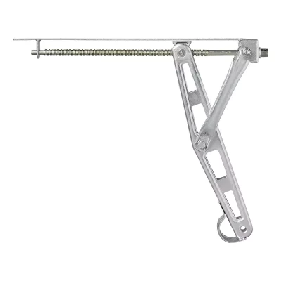 Picior sprijin rulota 1500 kg – detaliu brat si filet trapezoidal, piese rulota Exis.ro