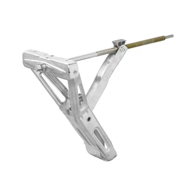 Picior calare rulota 1000 kg galvanizat – vedere laterala extinsa, piese rulota Exis.ro