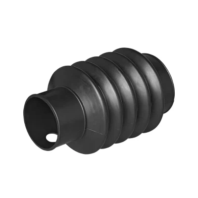 burduf remorca rulota Peitz PAV/SR X/MX 5x60/70 vazut din lateral, protectie cauciuc pentru frana de inertie