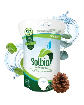 solutie toaleta rulota solbio recipient 1.6L cu robinet