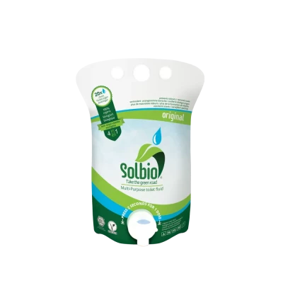solutie toaleta rulota Solbio 0.8L cu robinet de dozare