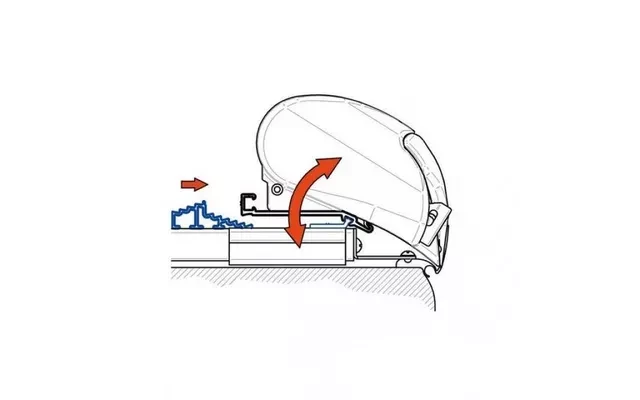 Set 2 sine de montaj + adaptor Thule 6300