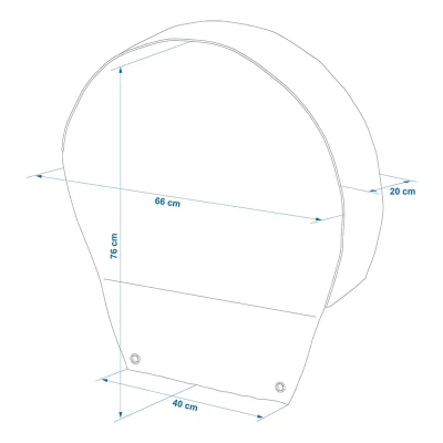 dimensiuni husa roata rulota diametru maxim 65 cm