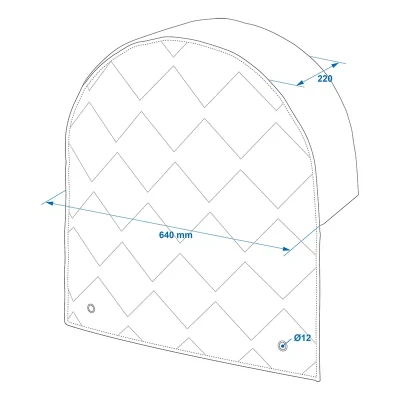 dimensiuni husa roata 64x68 cm pentru roti 15-17 inch
