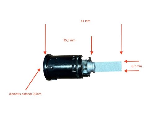 Dimensiuni Carcase cilindru cu prelungitor ZADI Traditional - HSC