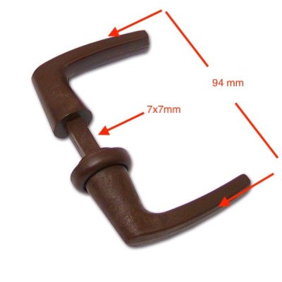 Set manere maro pentru usa de toaleta rulota si autorulota cu dimensiuni